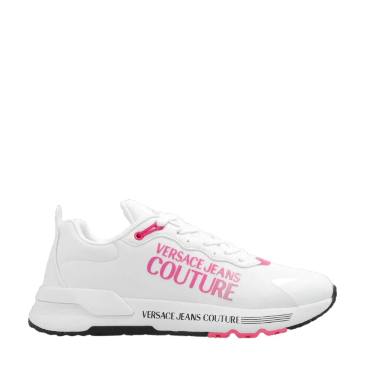 Versace Jeans Couture Dynamic Logo White Trainers