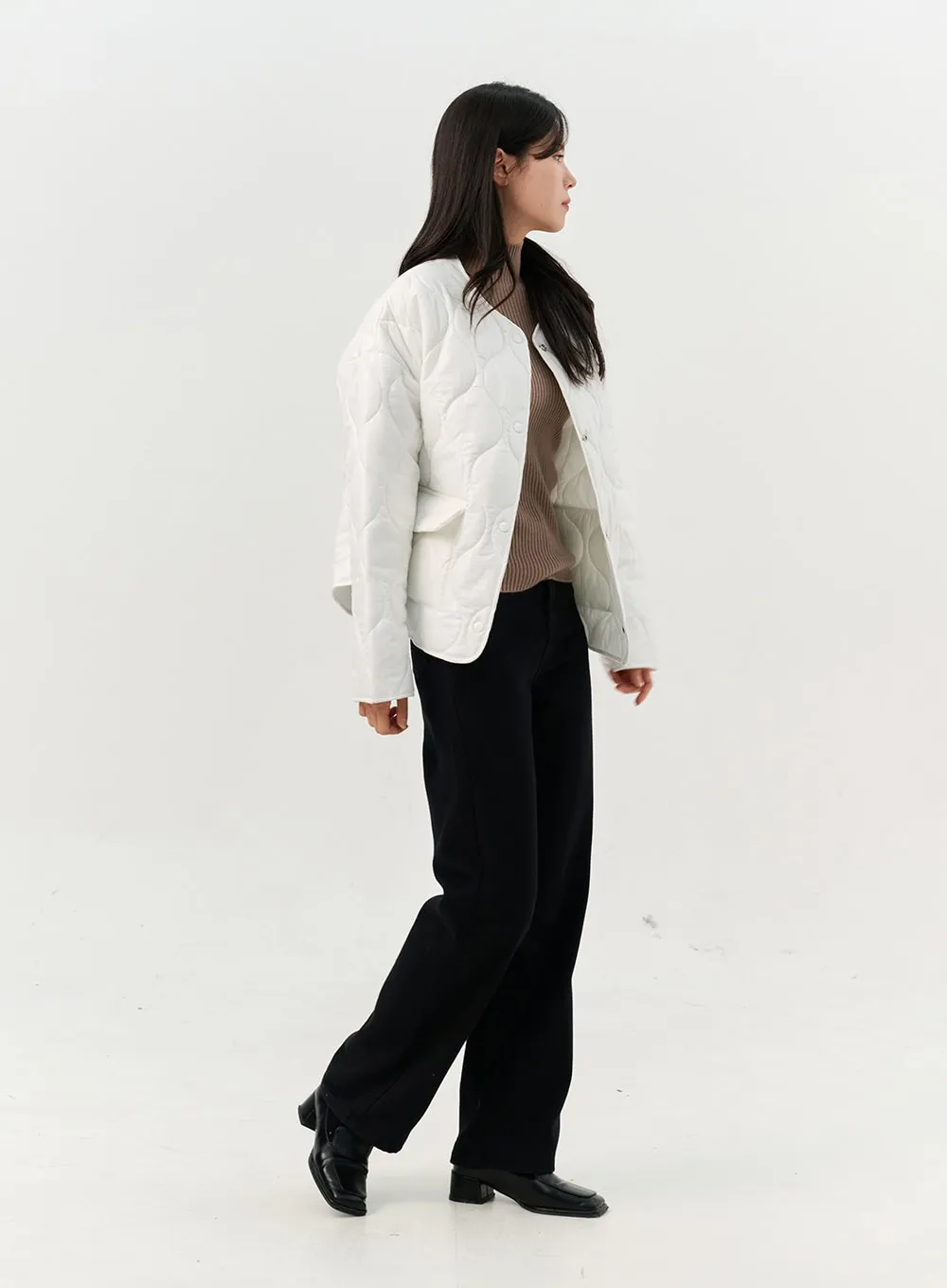 Wide Fit Cotton Trousers OO327