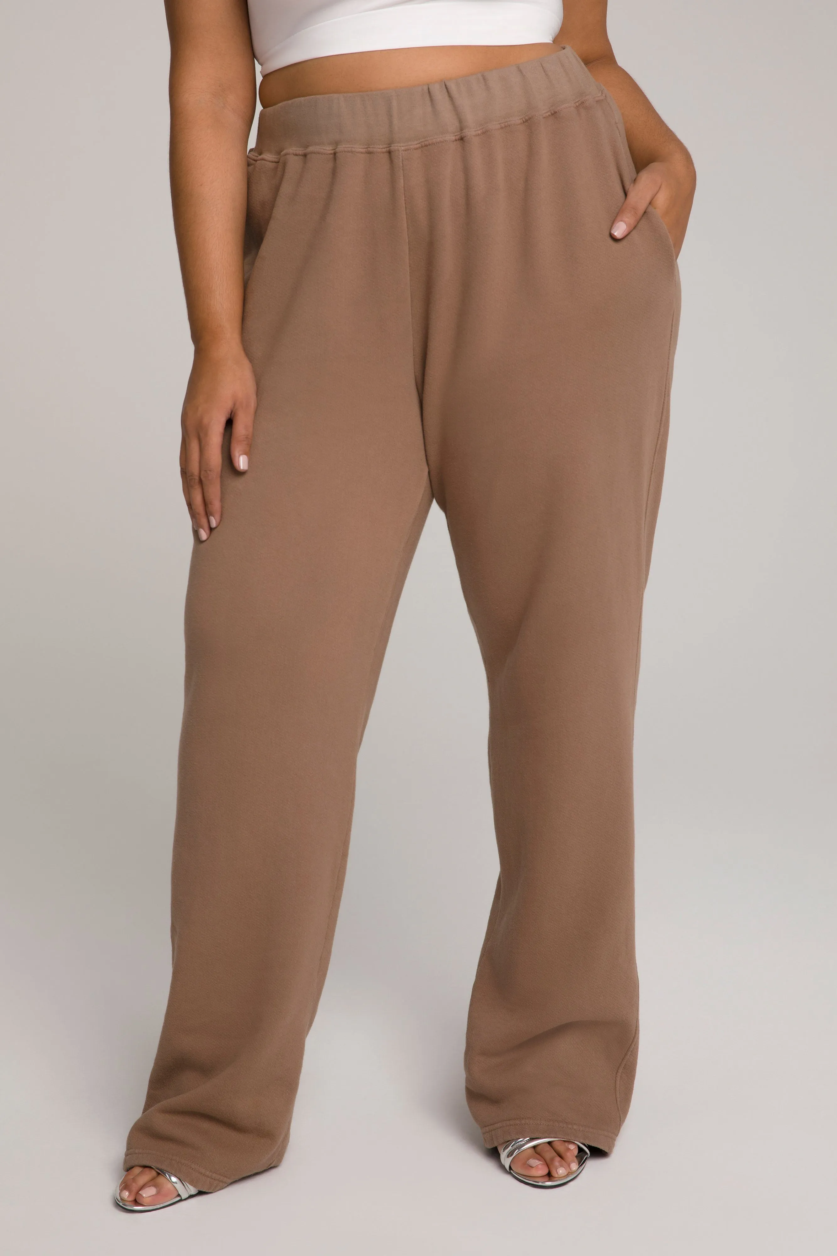 WIDE LEG SWEATPANTS | PUTTY001