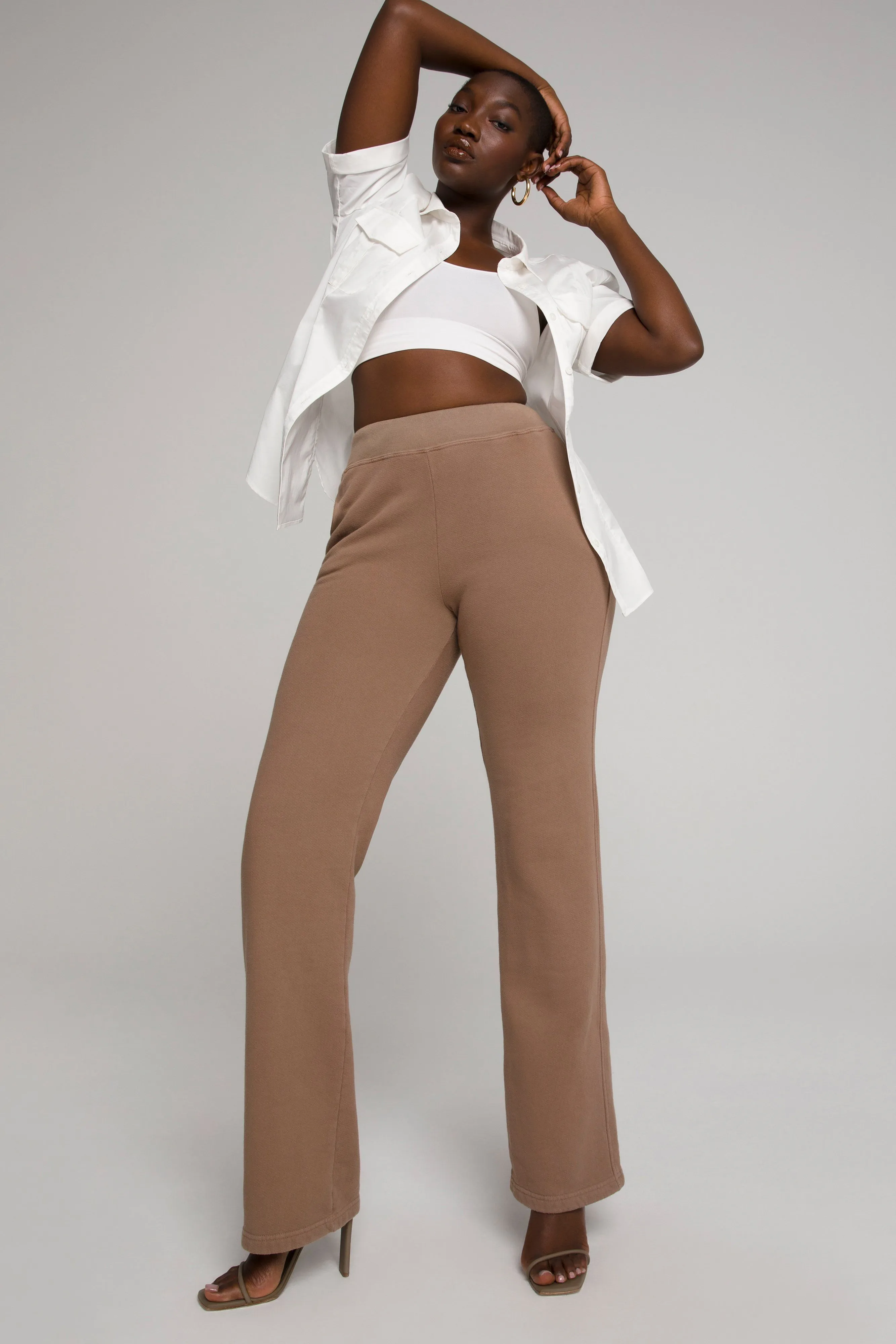 WIDE LEG SWEATPANTS | PUTTY001