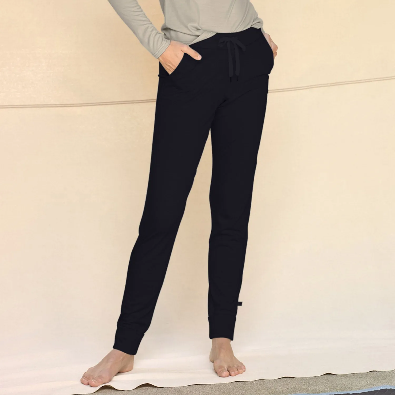 Womens Merino Wool 24-7 Trouser - Midnight