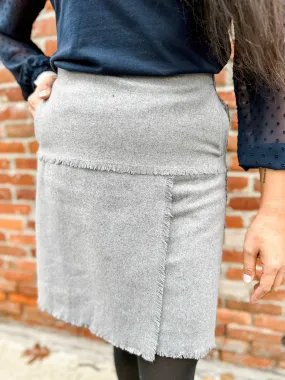 Wool Mini Skirt