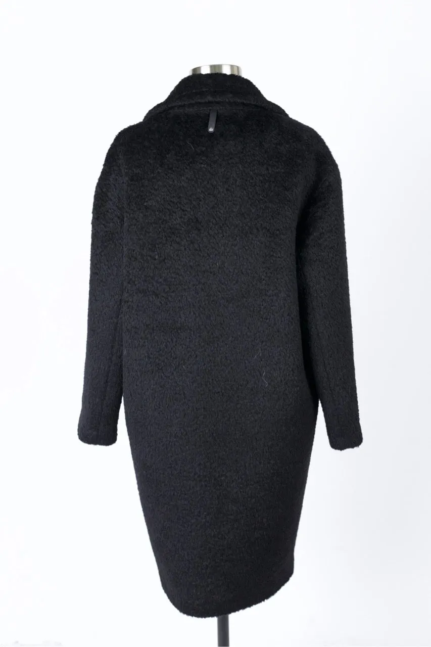 Wooly Wool Dress Coat