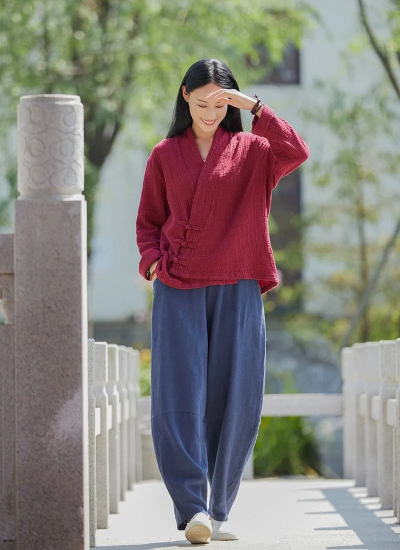 Yoko Cotton Linen Cardigan | Zen