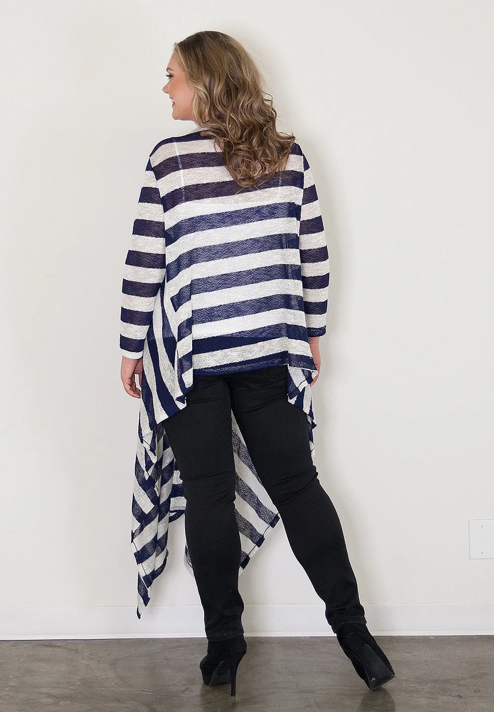 Zaidee Striped Cardigan