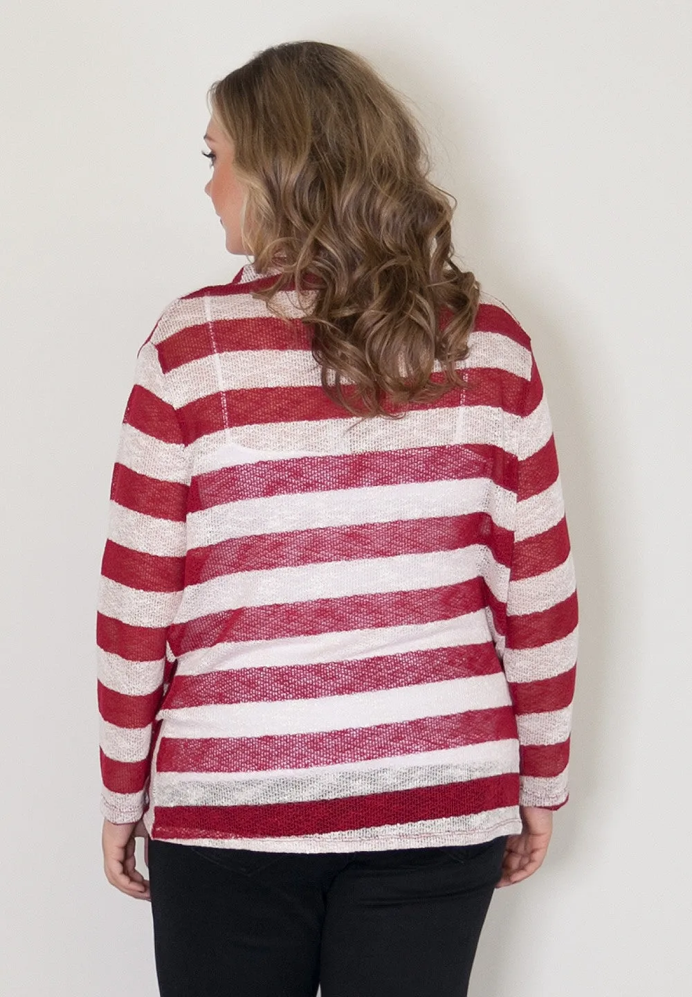 Zaidee Striped Cardigan