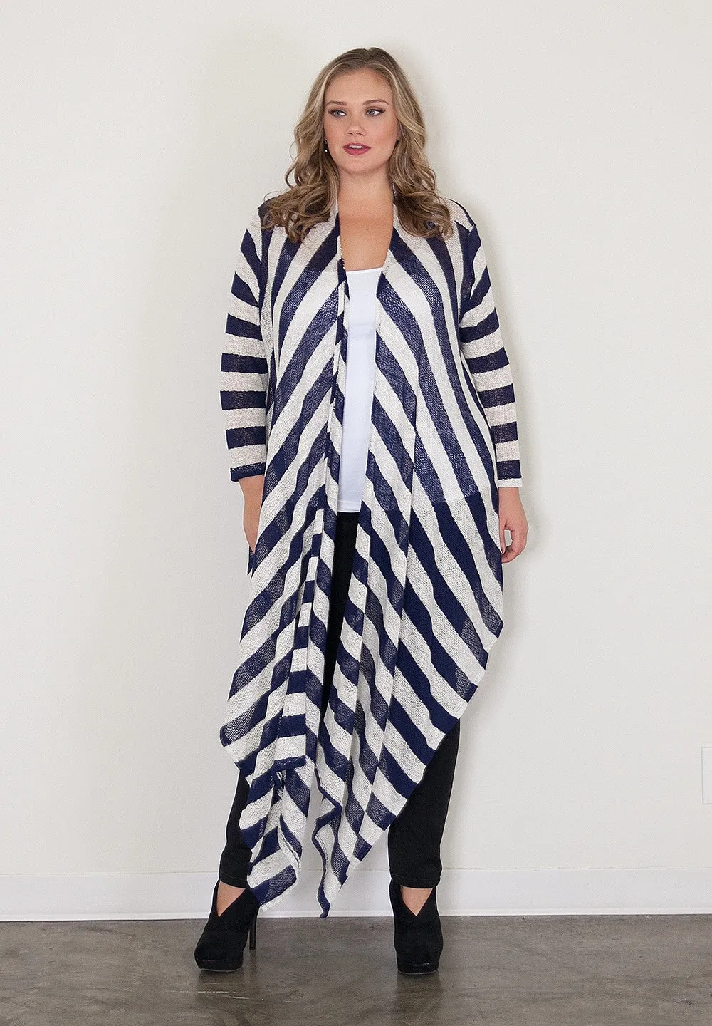 Zaidee Striped Cardigan